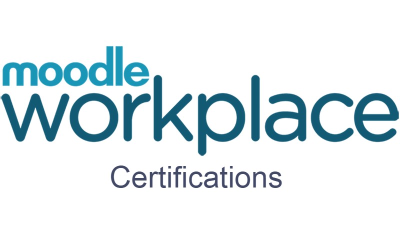 Moodle Workplace logo certifications for Enovation