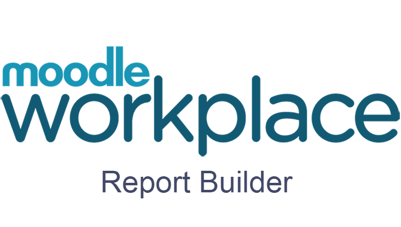 Moodle Workplace Report Builder logo for Enovation