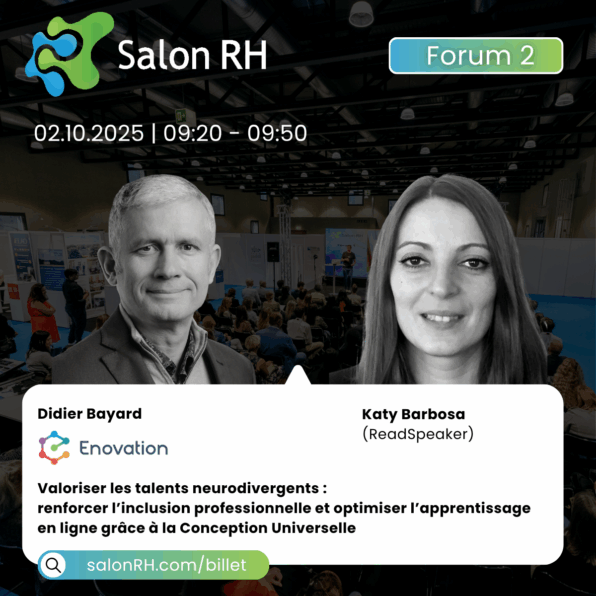Image of Conference details of Enovation at Salon RH25