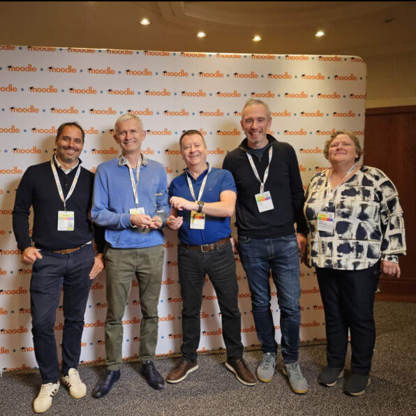 Image of team receiving prize at GlobalMoot 2025